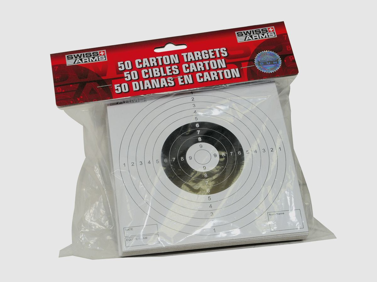 Swiss Arms dianas 14x14 cm 50 piezas - Airsoft | aire comprimido