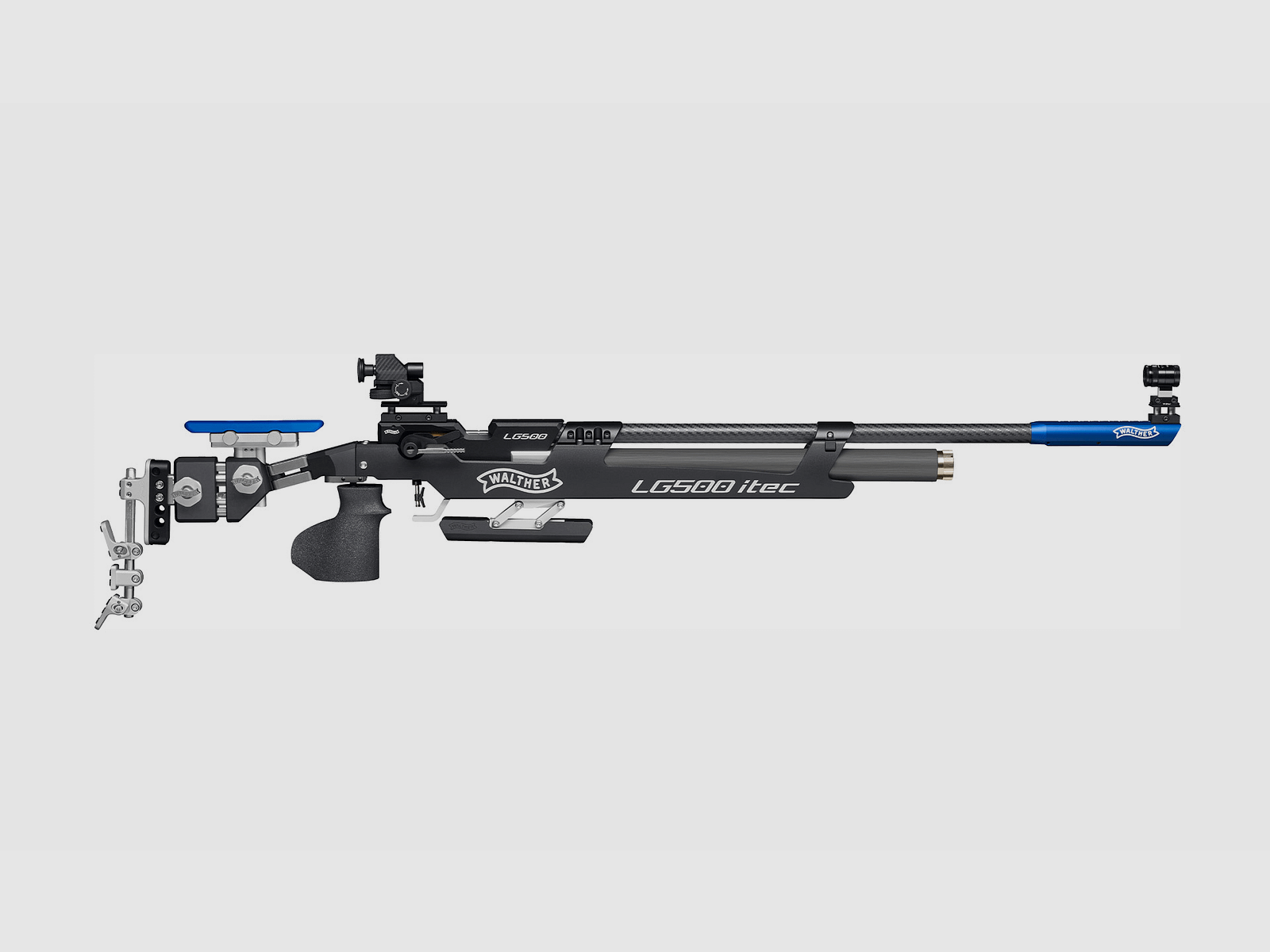 Walther LG500 itec - M Aluminiumschaft rechts