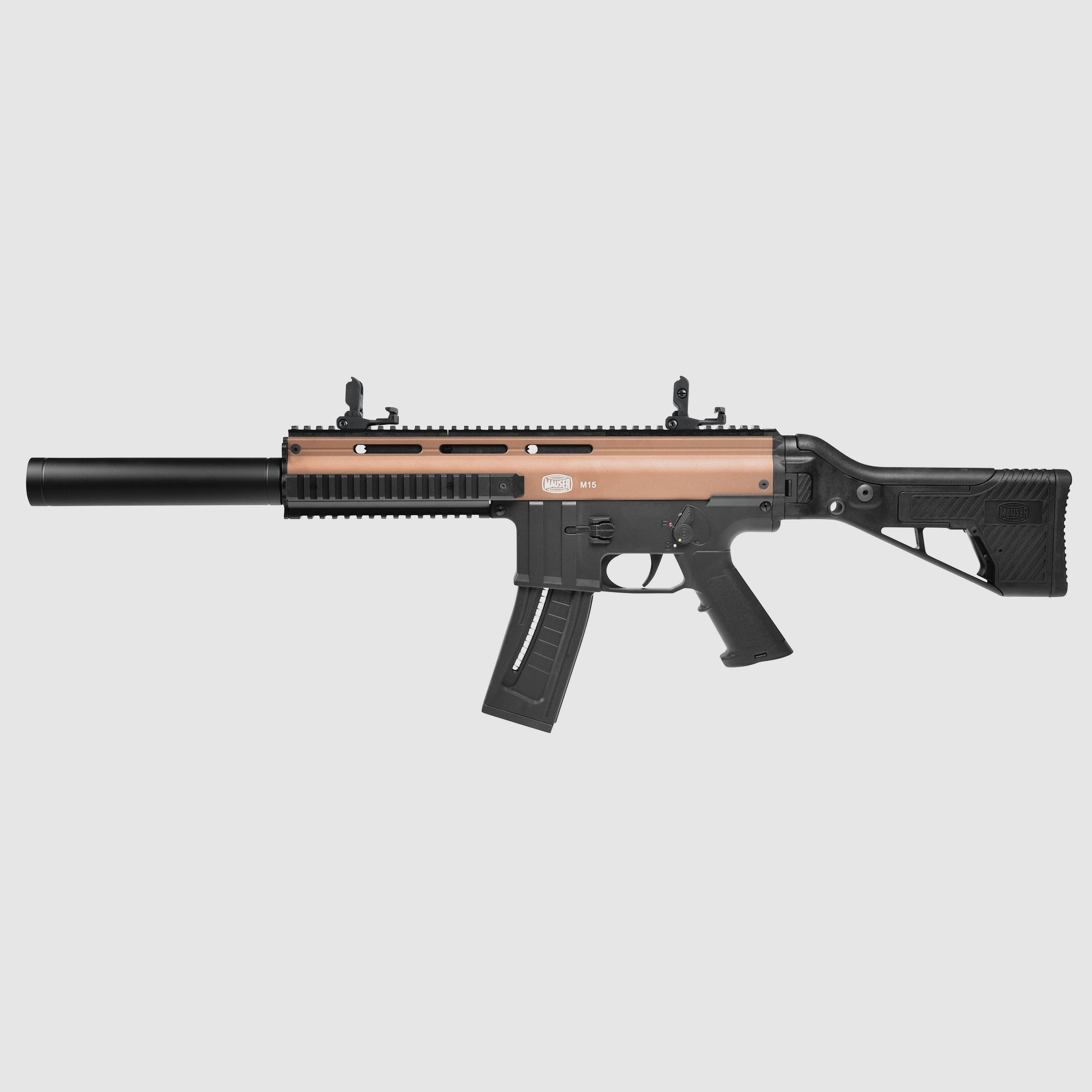 MAUSER M15 SD Burnt Bronze Cerakote .22lr HV - Selbstladebüchse