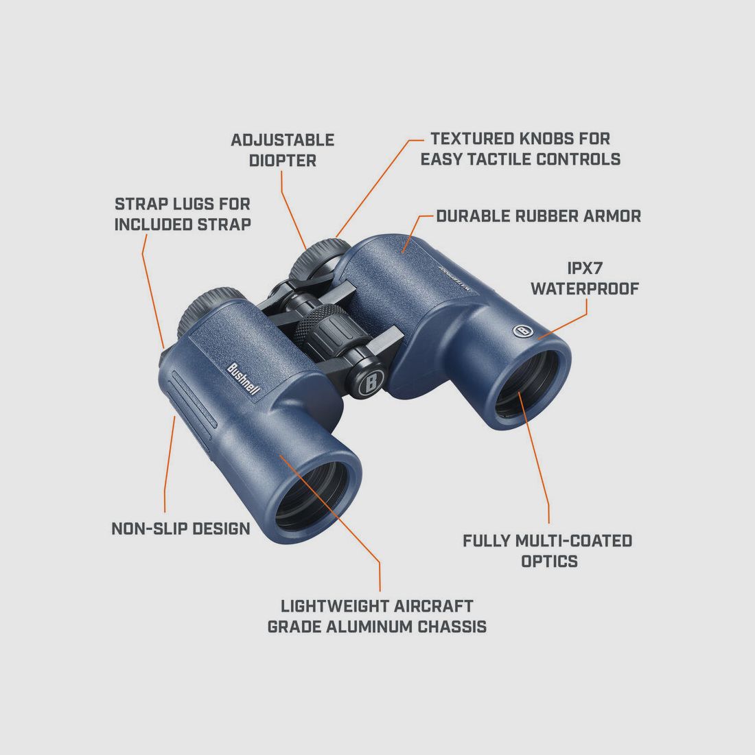 Bushnell H2O 12x42 Wodoodporna lornetka Porro (lornetka), zdjęcie 4 z 6