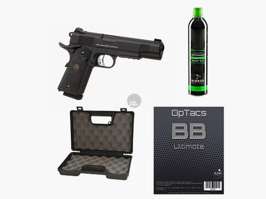 SET !!! Softair - Pistole - KJW - KP-07 M1911 GBB - ab 18, ber 0,5 Joule