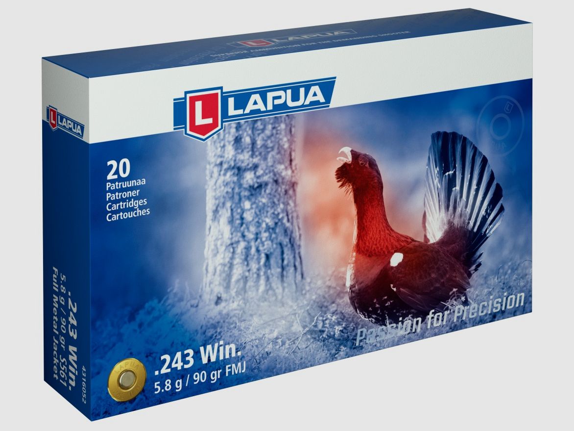 Lapua .243 Win. FMJ 5.8g