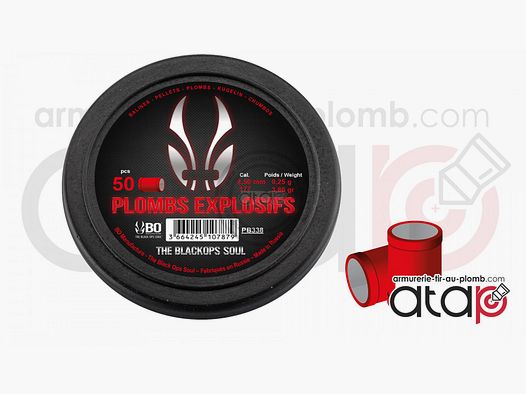 The Black Ops Soul Plomb explosif - Plomb 4.5 mm
