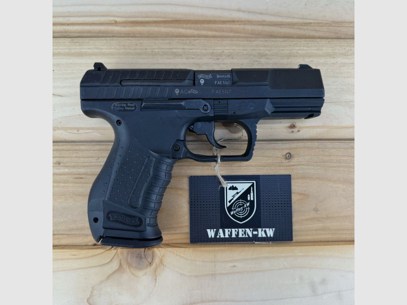 Demonstration weapon Carl Walther pistol P99 AS 9x19 15R Black 9mmLuger