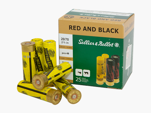 S&B 20/70 Red&Black 27g – 6,83mm – 25er