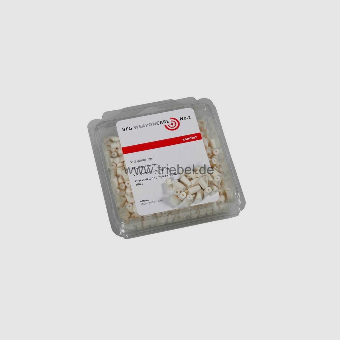 VFG Laufreiniger f. Putzstock Laufreiniger Kal. 9mm/.357     500er Box