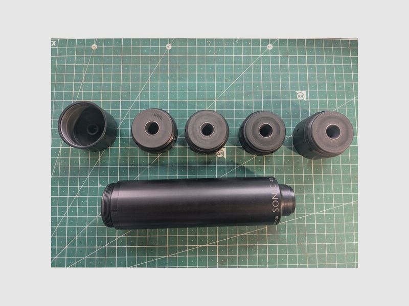 Nielsen Sonic 45 Schalldämpfer, .308 Win, .30-06 Spring, .300 Blackout