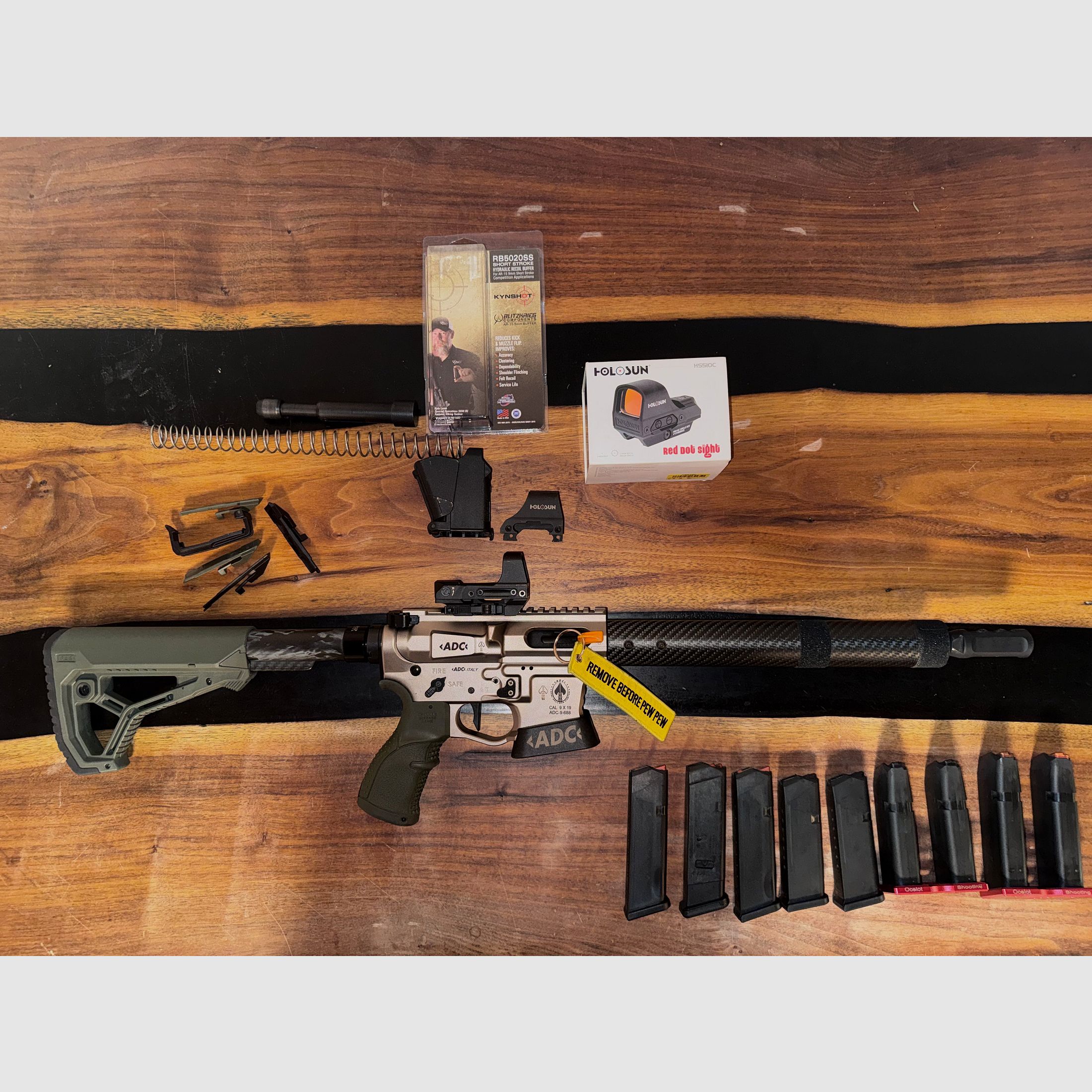 ADC Super Competition AR9 PCC inkl. Holosun HS510C - mit Tuning und Zubehör