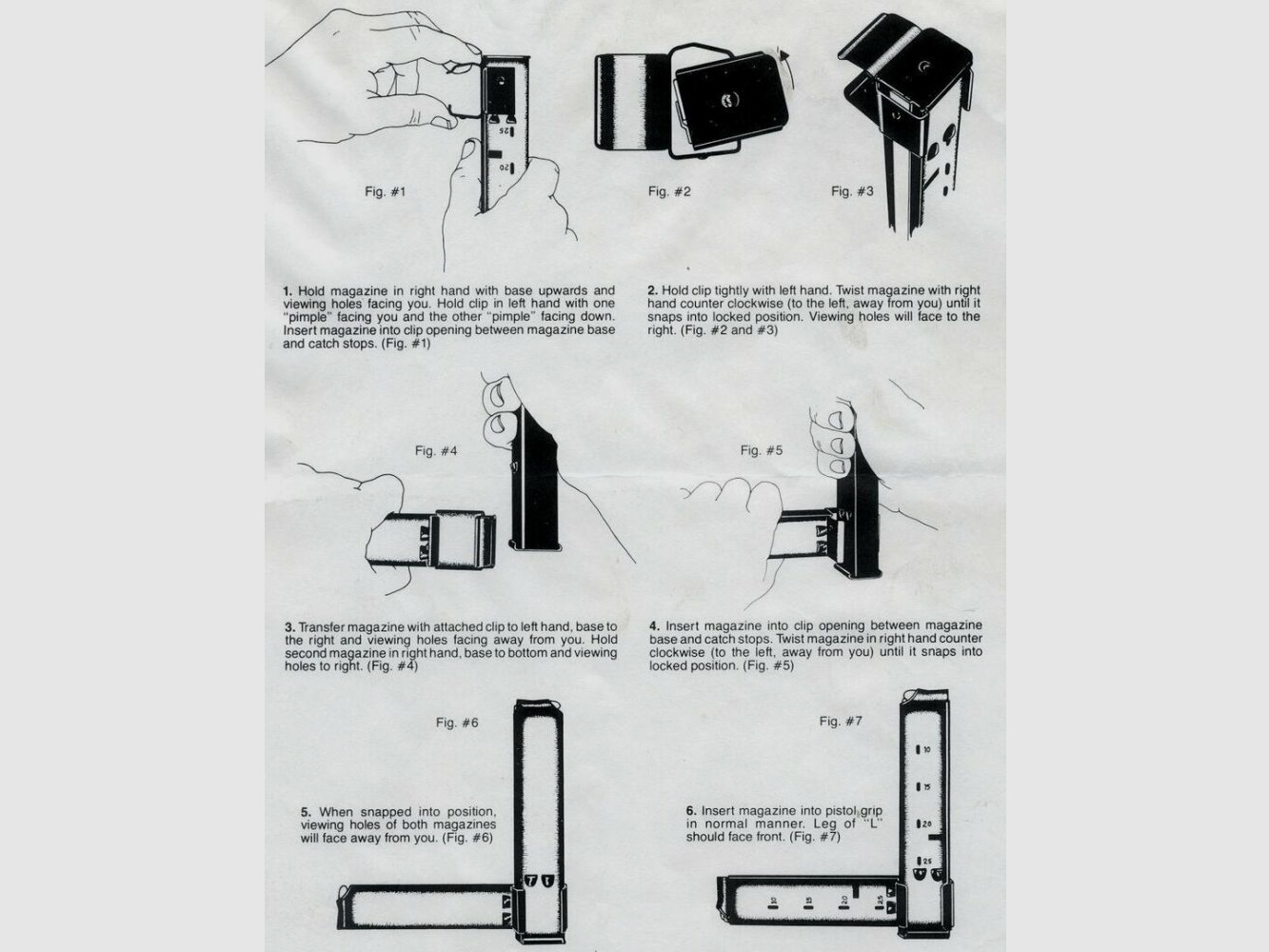 IMI UZI Magazin Koppler / Doppler Double Mag Clip DUAL MAGAZINE HOLDER original Israeli Army