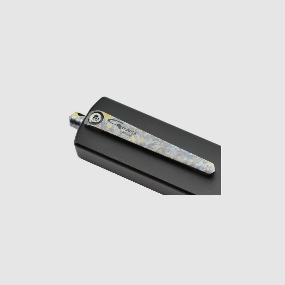 Golgoth G12DT+ Automatic Knife OTF with Dagger Blade, Aluminum Handle and Titanium Parts, image 5 of 18