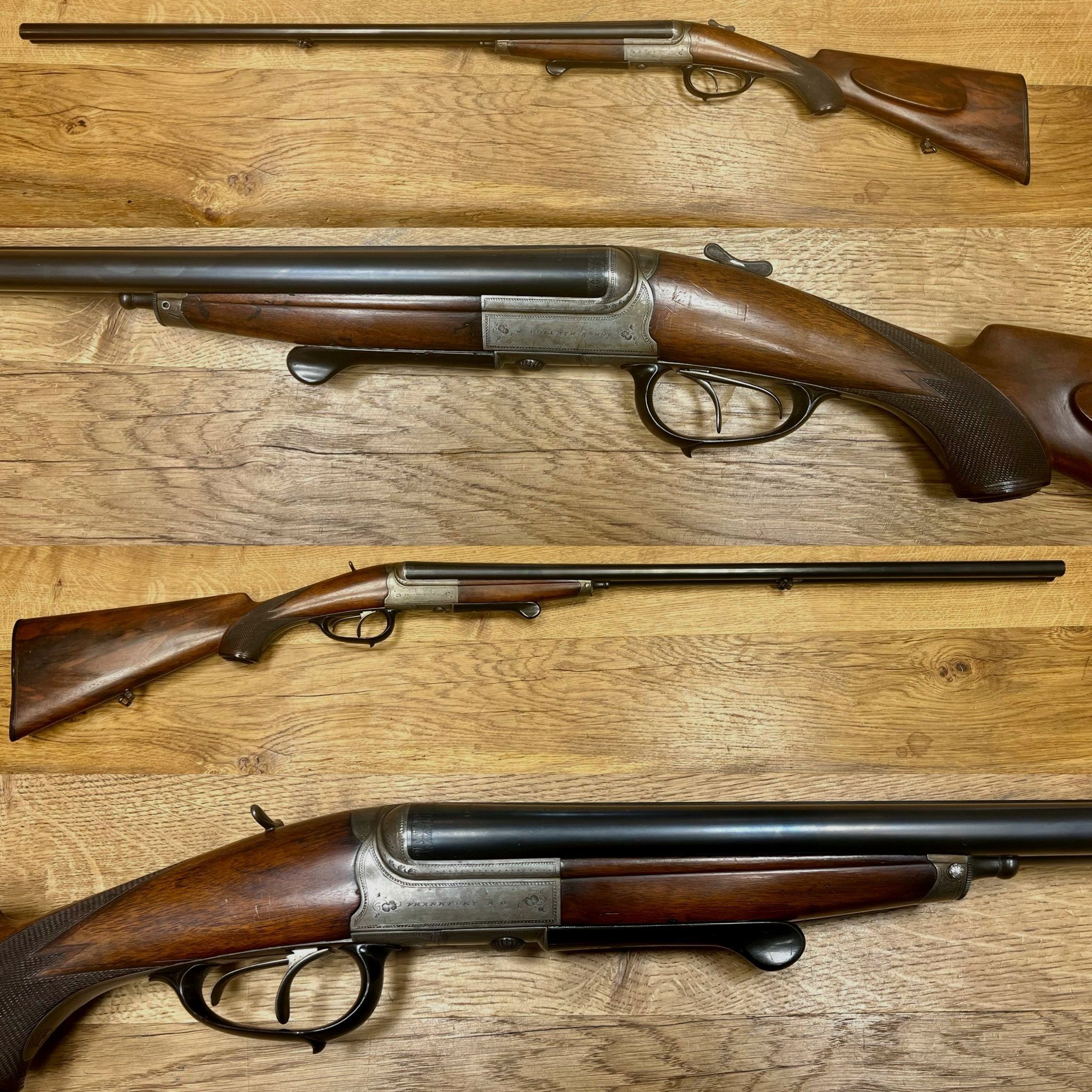 W. Collath & Sons collector's weapon double-barreled shotgun with eccentric lock