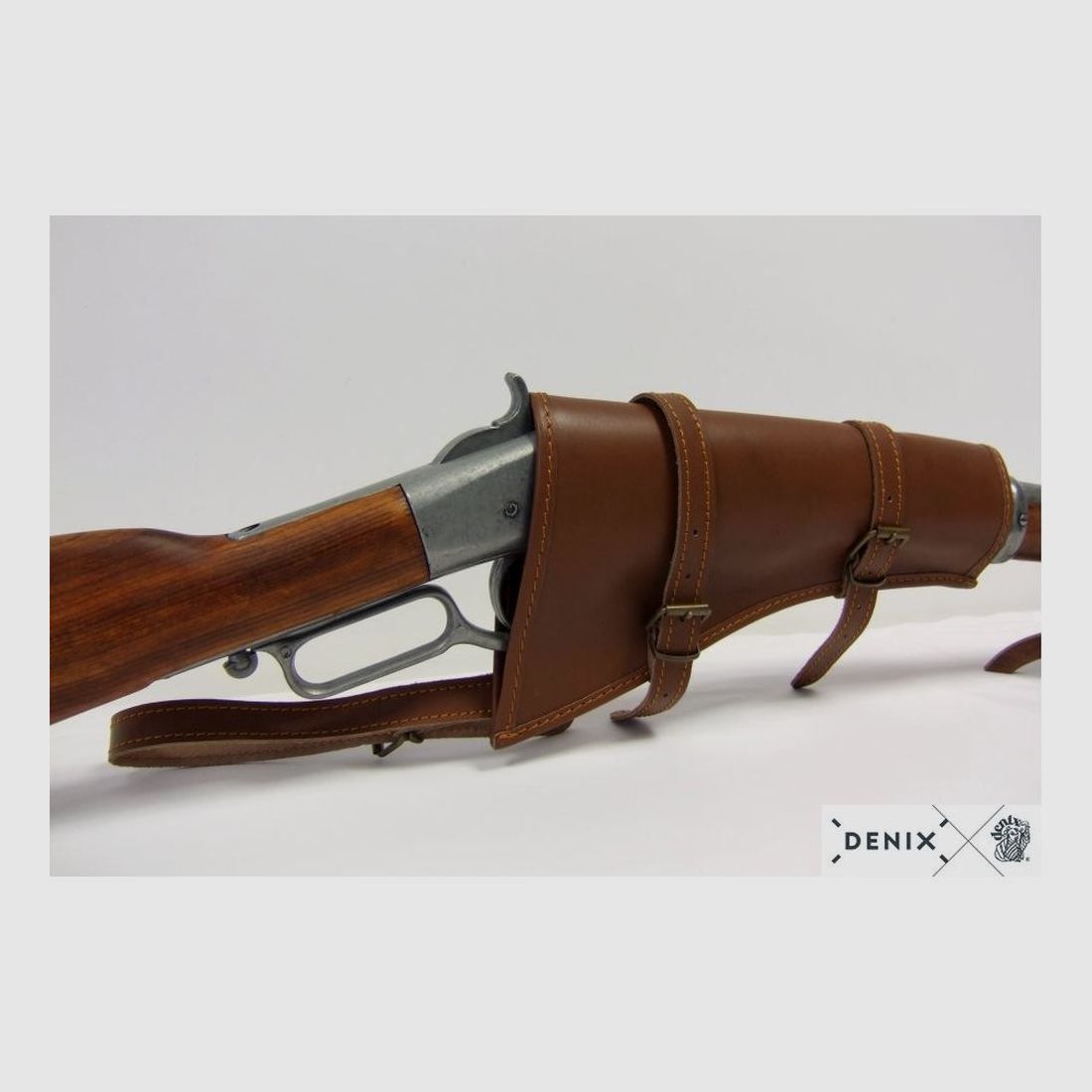 Dekorative Replik Denix Amerikanische Lever-Action-Gewehr 1866 - Metall- und Holz-Finish - Authentische Historische Sammlung, Bild 3 von 5