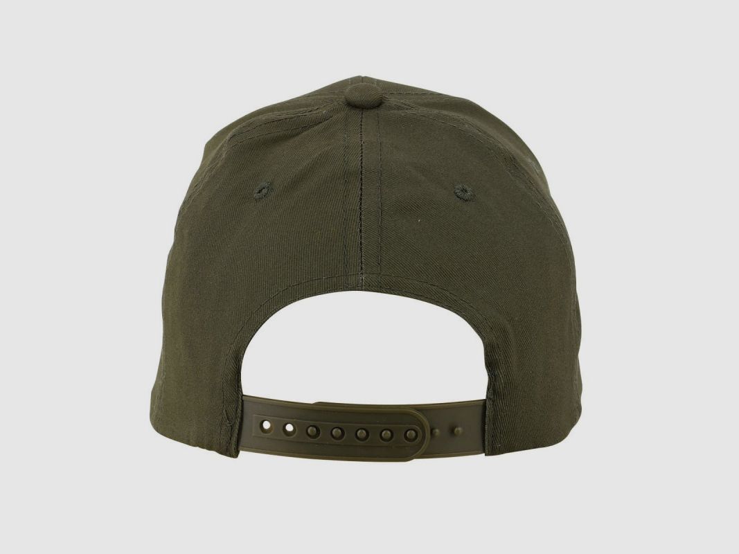 Green cap with rigid visor in cotton - one size, image 8 of 8
