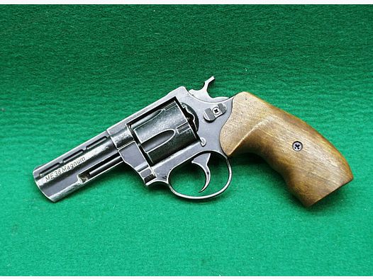 CUNO MELCHER ME 38 Magnum Revolver 9mm R.K. antik-Holz