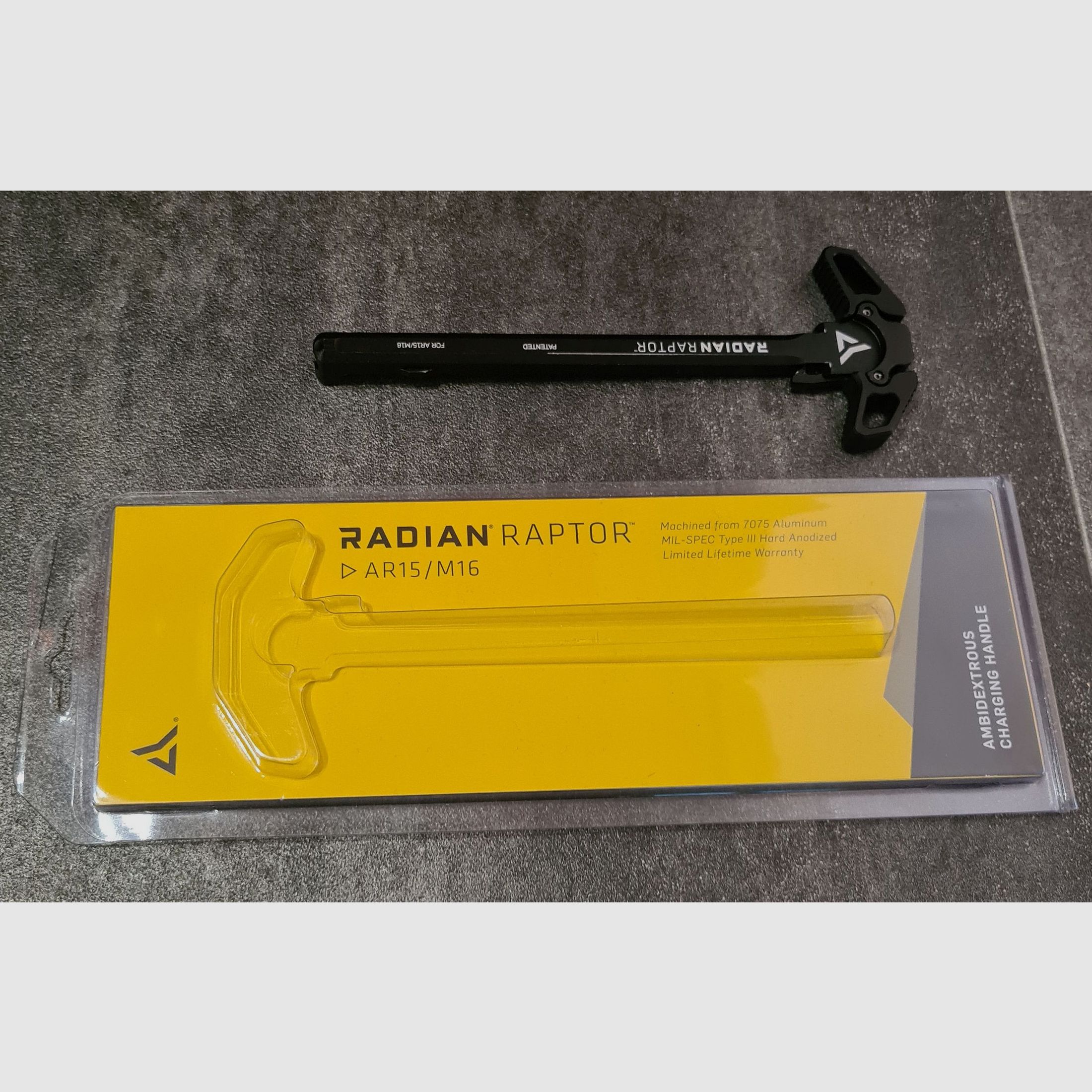 Original Radian Raptor Charging Handle - AR-15 Ladehebel (wie BCM, JP, Geissele, Daniel Defence, LMT, Noveske)
