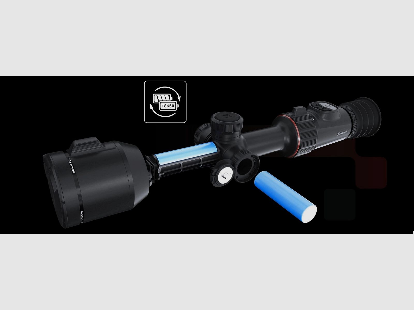 Nocpix Ace H50R Warmtebeeld Richtkijker (Afstandsmeter), afbeelding 14 van 17