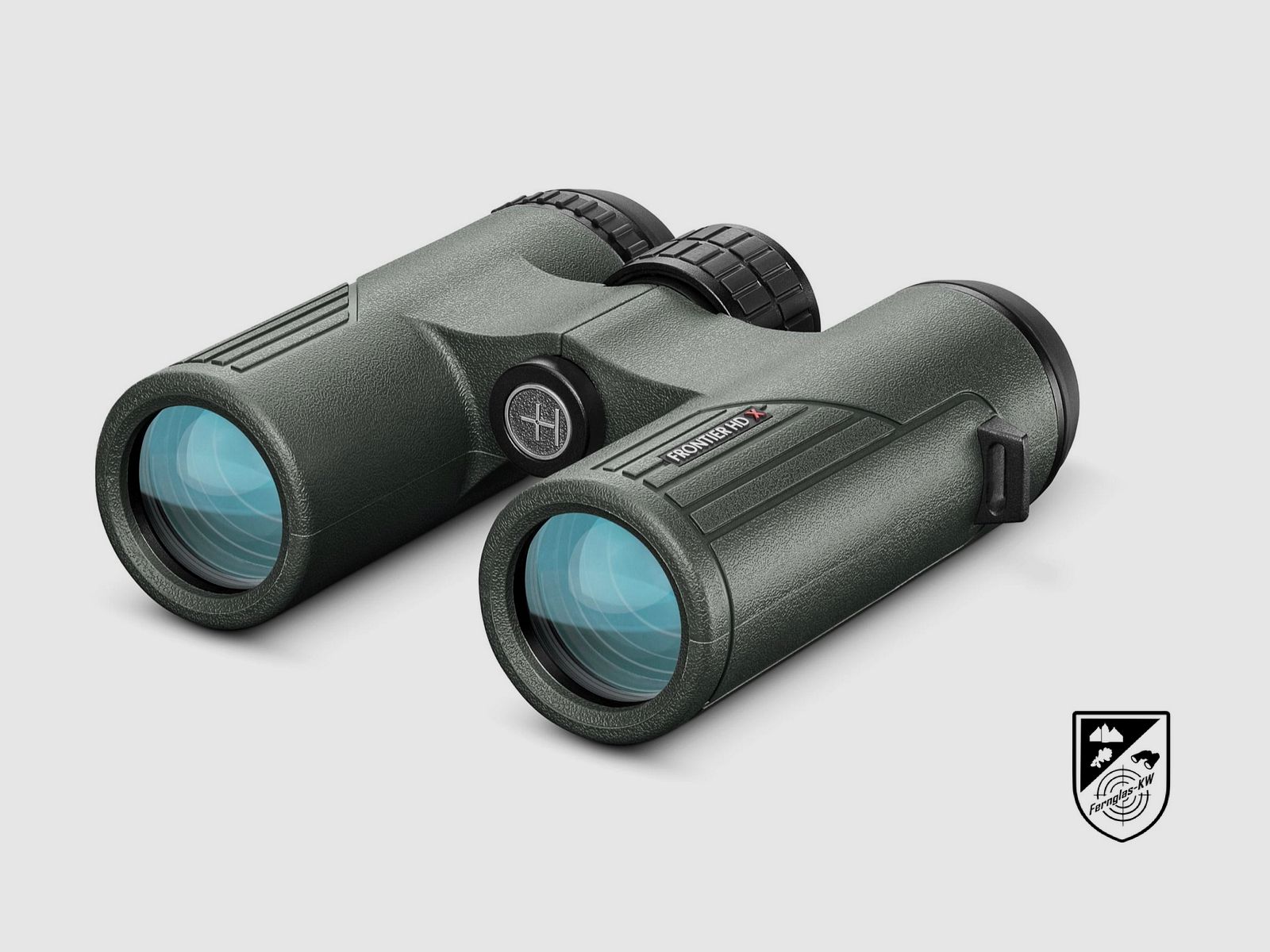 HAWKE 38007 Frontier H DX 10x32 Fernglas Grün mit Zubehör