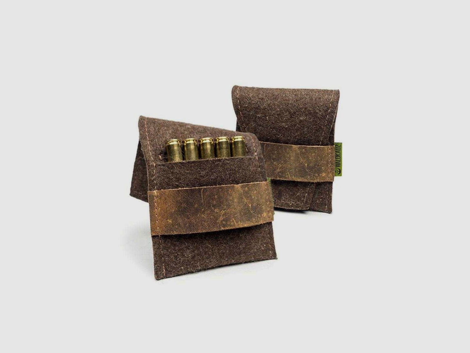 WALDKAUZ étui à cartouches en feutre "fusil 5 coups", image 3 sur 5