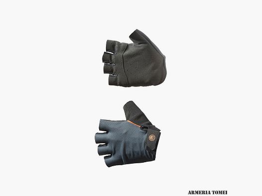 SHOOTING GLOVES – BERETTA – PRO MESH FINGERLESS BLACK & GRAY