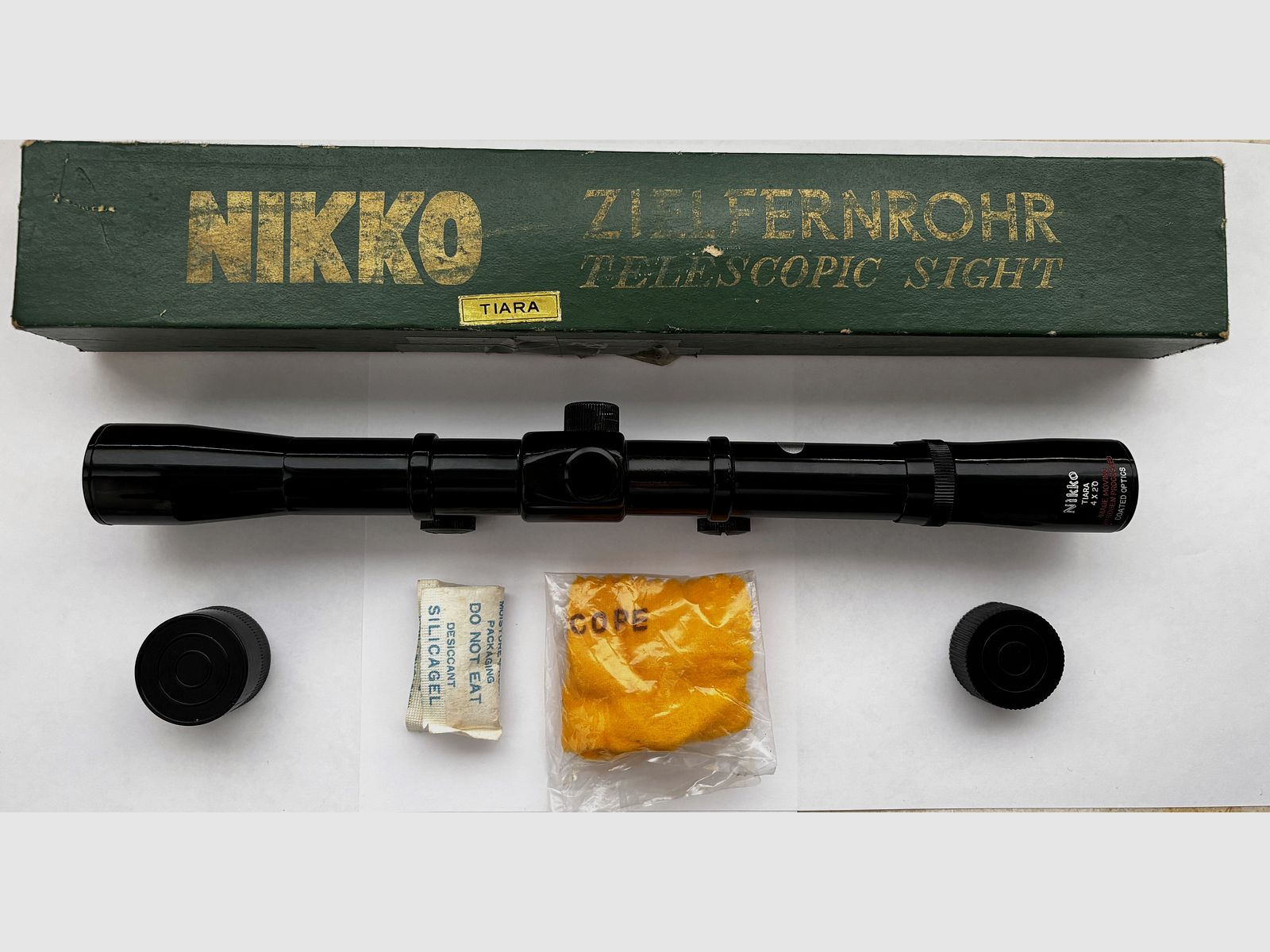NIKKO TIARA 4×20 Zielfernrohr – Stickstoff – Luftgewehr – mit Original-Etui