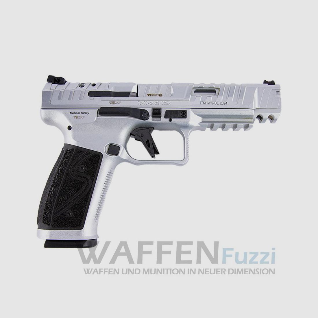 Canik SFx Rival-S Chrome Volledige Stalen Pistool Kaliber 9mm Luger