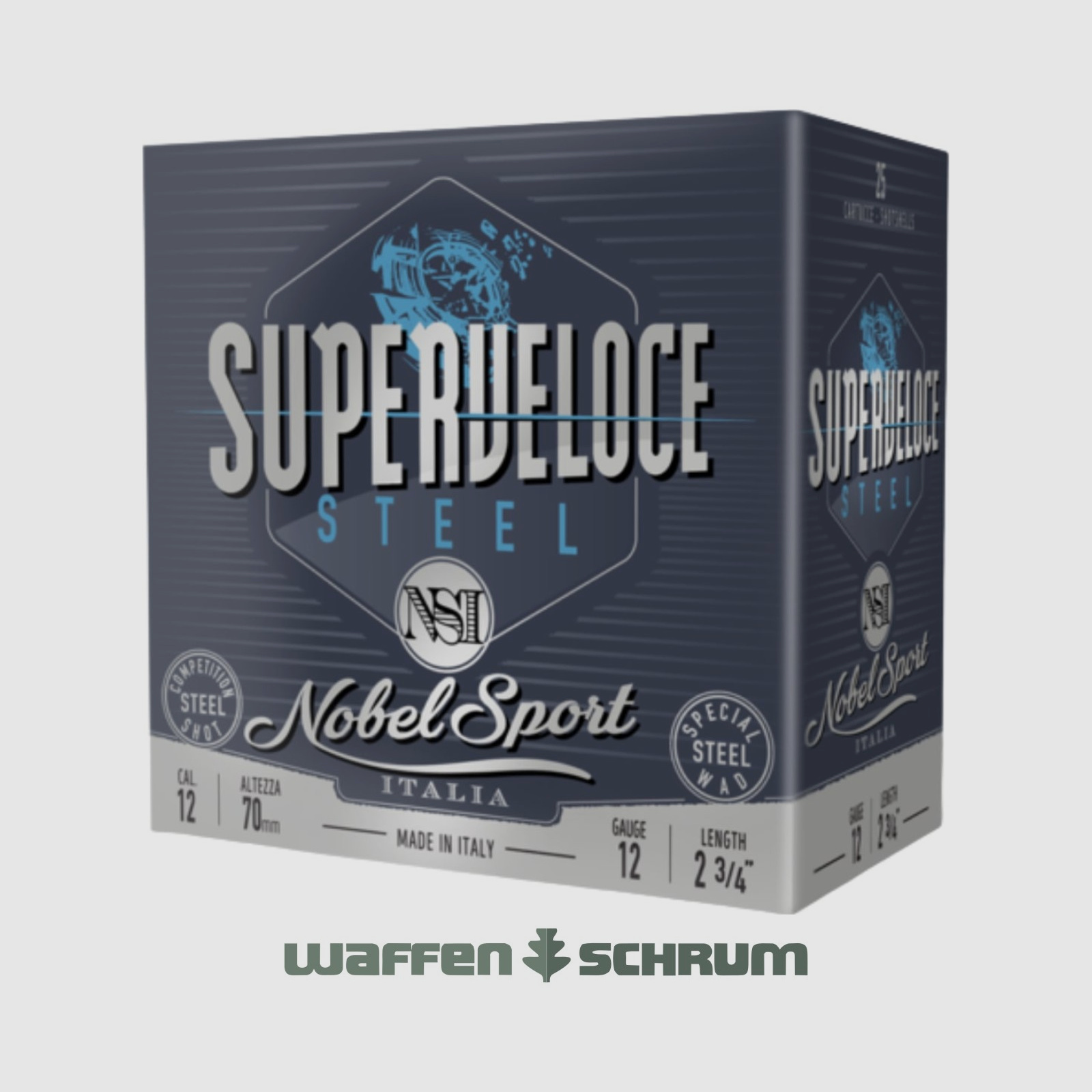 Nobel Sport Italia Superveloce Steel Skeet 12/70 T9 2,0mm - 24g