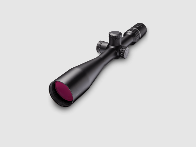 Burris Veracity 5-25x50mm Plex E1 ontworpen voor grootwildjacht, Het in het eerste brandpuntsvlak geplaatste reticulum maakt een correcte berekening van de ballistische baan mogelijk bij elke vergroting.