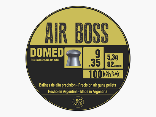 Apolo Air Boss Domed 9 mm 100 pcs. 82.00/5.30