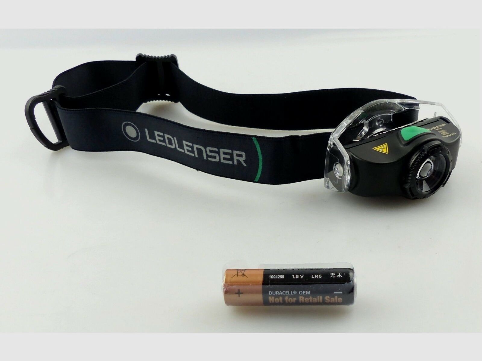 Ledlenser 500952 LED Kopflampe Stirnlampe MH4 Schwarz Angeln Jagen 200 Lumen