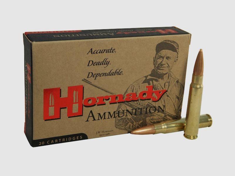 Hornady Vintage Match 8x57 IS 196GR BTHP Match 20 Patronen