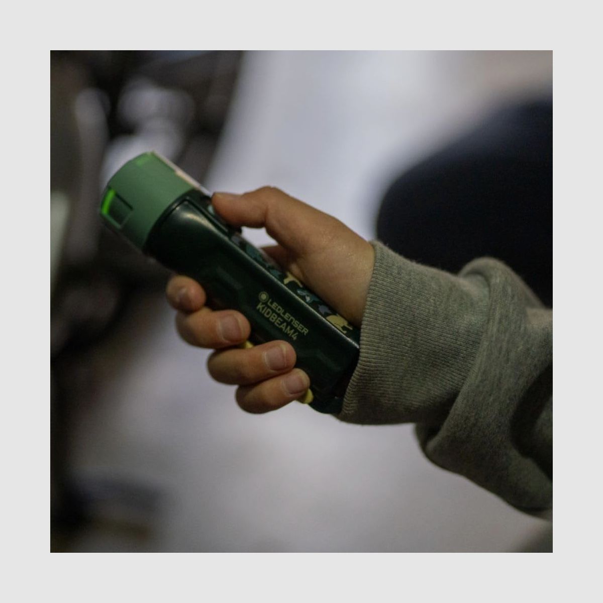 KIDBEAM 4 Linterna para niños Verde