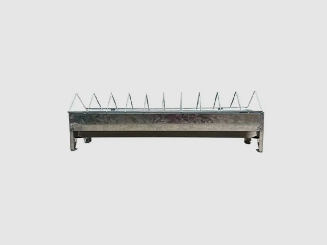 GAUN Eco verzinkter linearer Futterspender 50 cm für erwachsene Geflügel, Bild 2 von 6