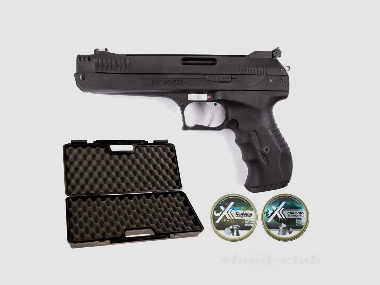Weihrauch HW 40 PCA Koffer Set 4,5mm Diabolos