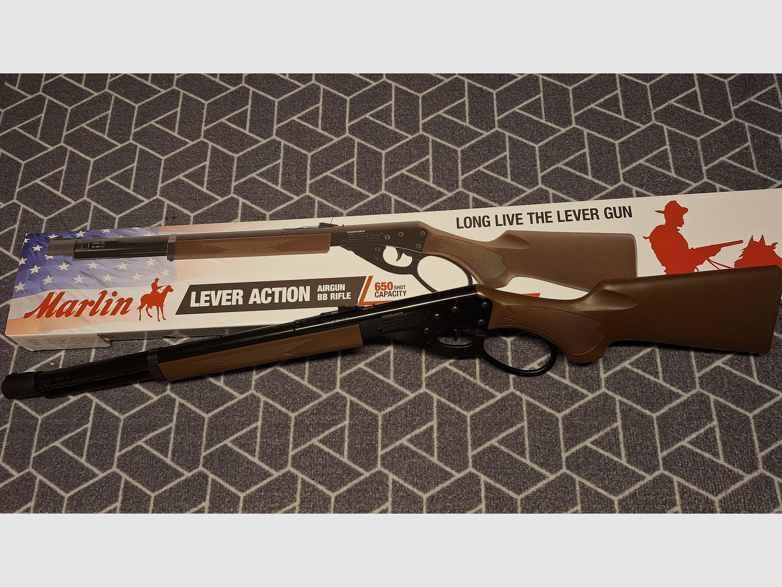 Marlin Lever Action BB Rifle - Unterhebelspanner Luftgewehr 4,5 mm BB