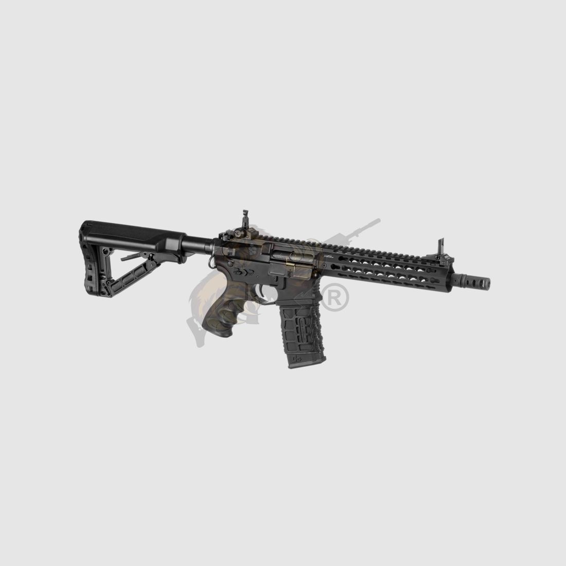 G&G GC16 SRL mit ETU in Schwarz Airsoft S-AEG frei ab 18