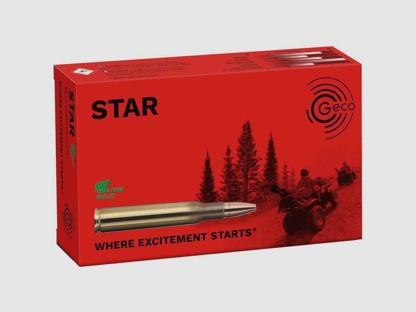 Geco Star 165grs - 20pcs