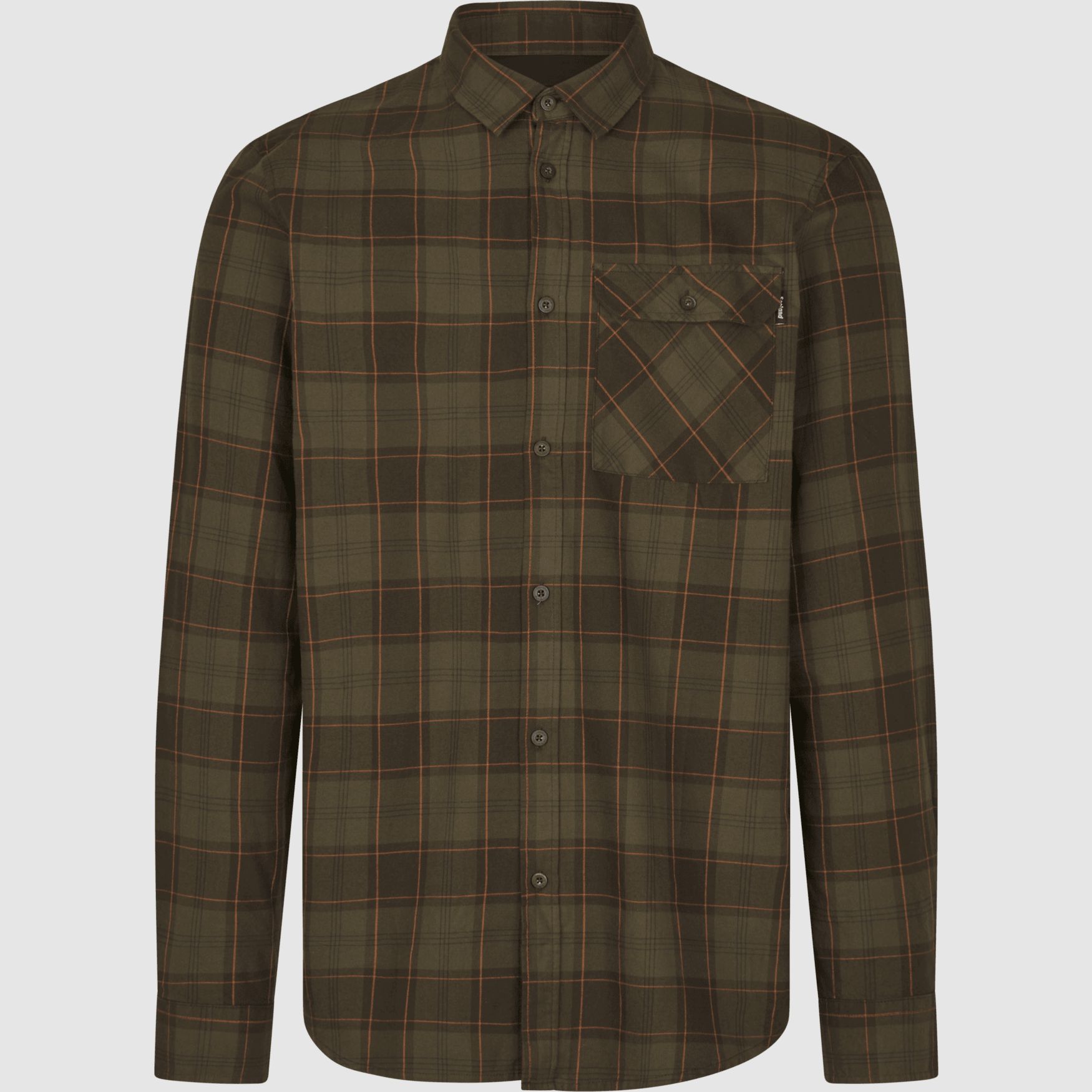 Seeland Glen Flannel Shirt Men Pine Green/Dark Navy Check XL