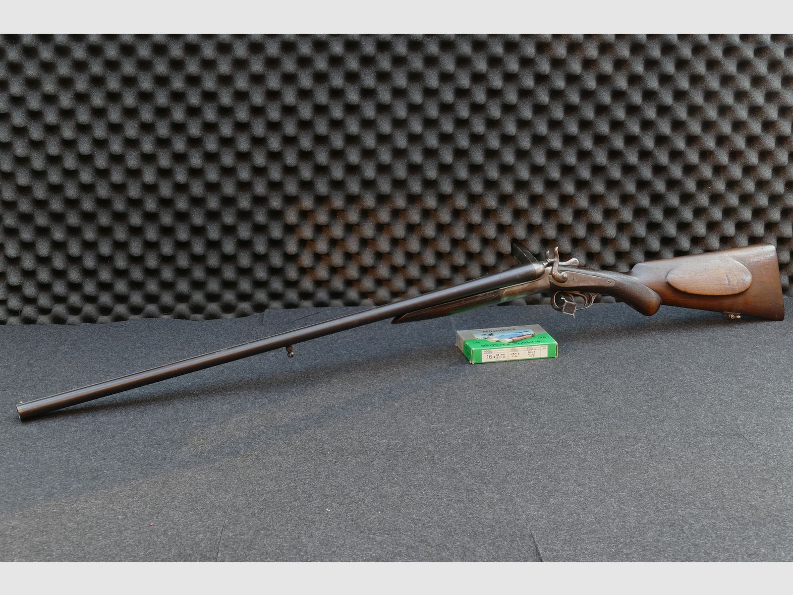 Fusil de chasse belge à double canon Clement Liège, calibre 16/65
