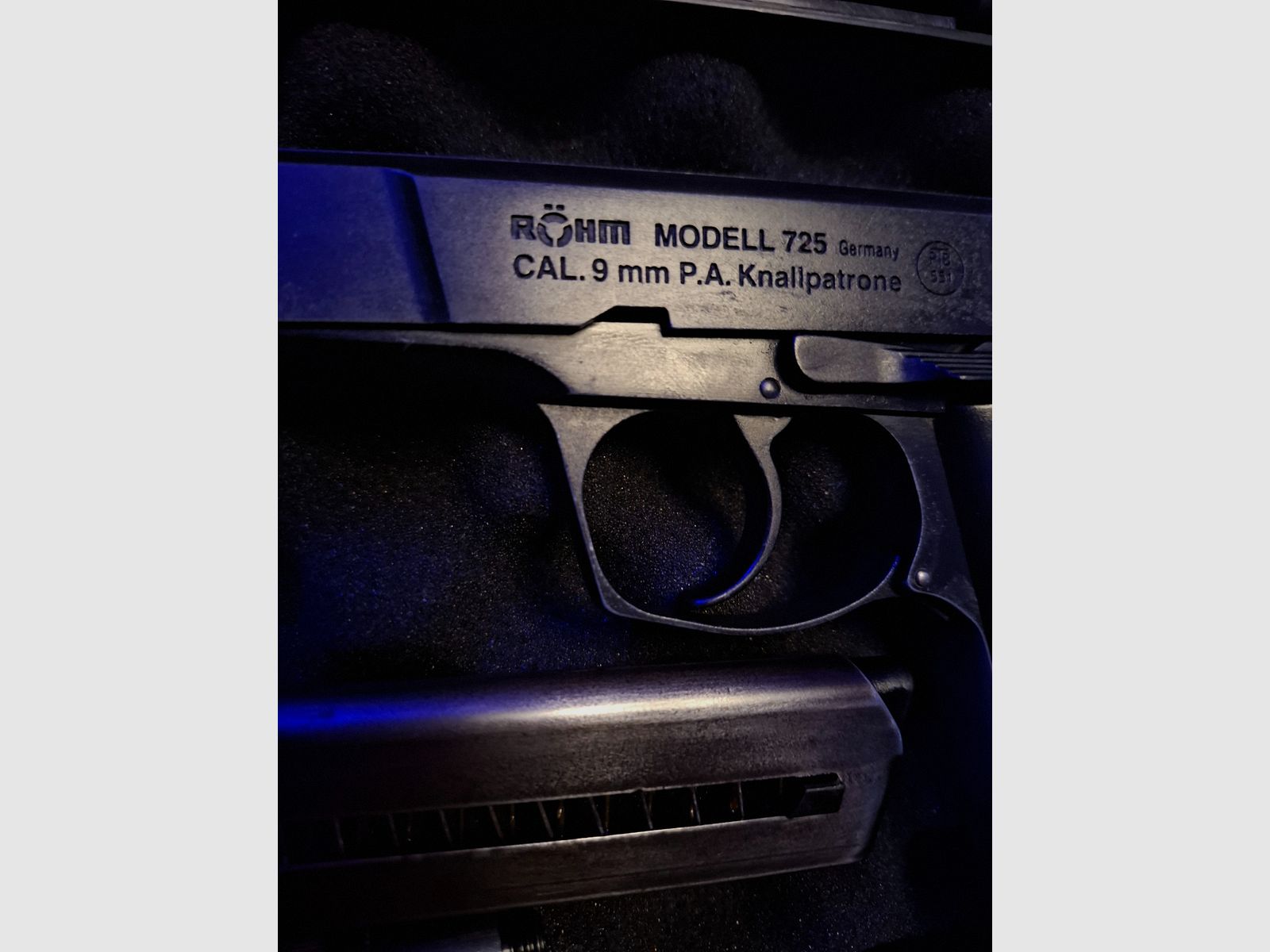 Röhm RG 725  PTB 551  9mm P.A.K. , Bild 2 von 4