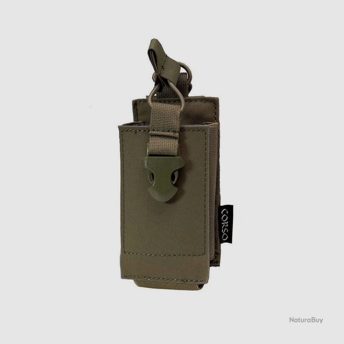 Pocket voor Walkie-Talkie Corso Tactical MOLLE - Duurzaam Nylon - Modulaire Bevestiging - Bescherming en Snelle Toegang, afbeelding 1 van 5