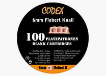 CODEX blank cartridges 6mm Flobert bang