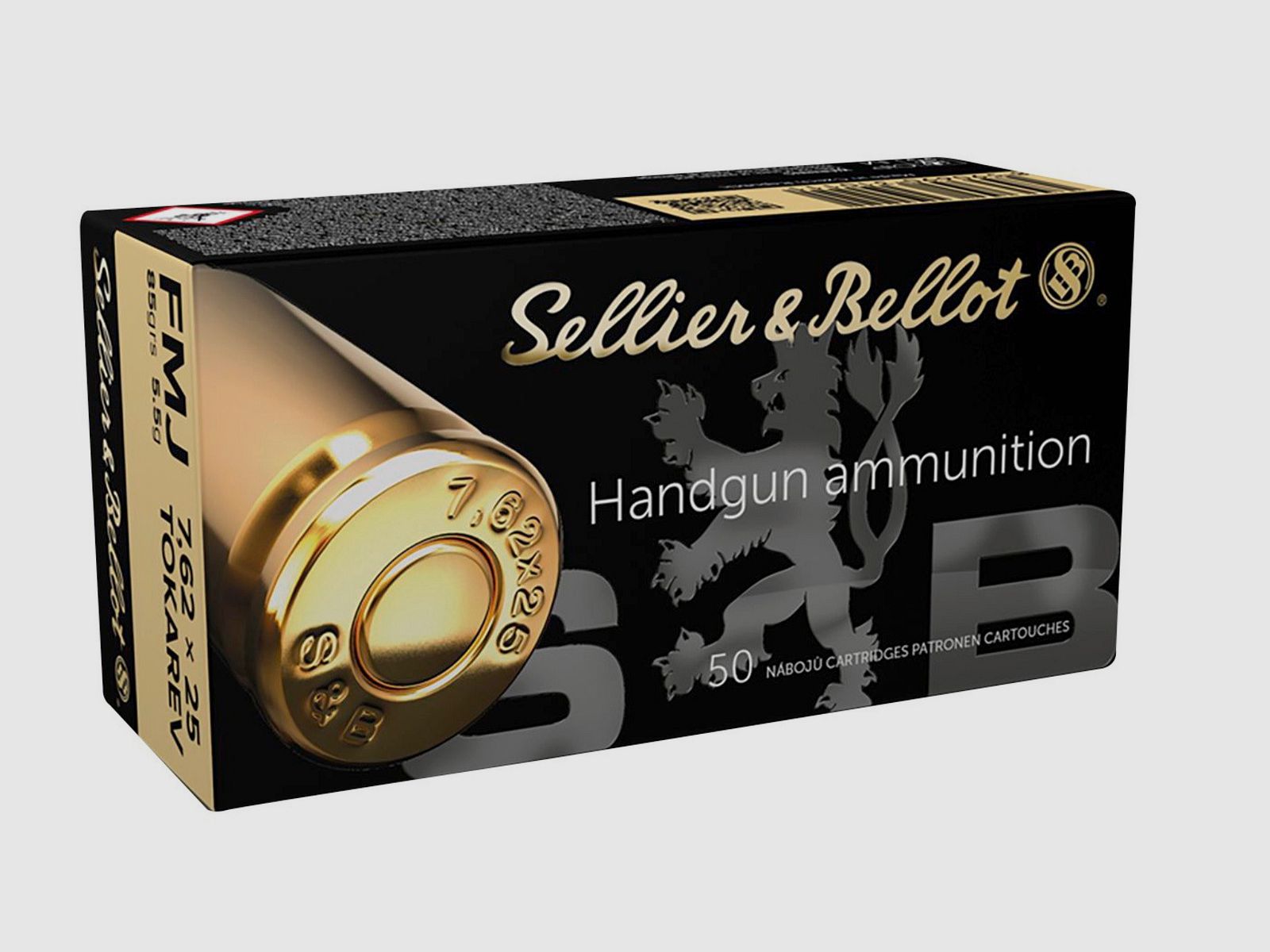 S&B 7,62×25 Tokarev FMJ 85grs