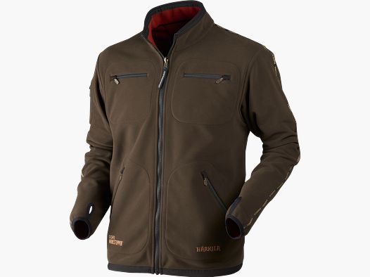 Härkila Kamko Fleecejacke Burnt Orange/ Shadow Brown