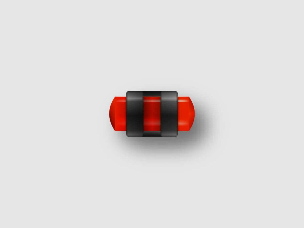 RED FRONT SIGHT M2.6 D3 L7.5, image 1 of 2