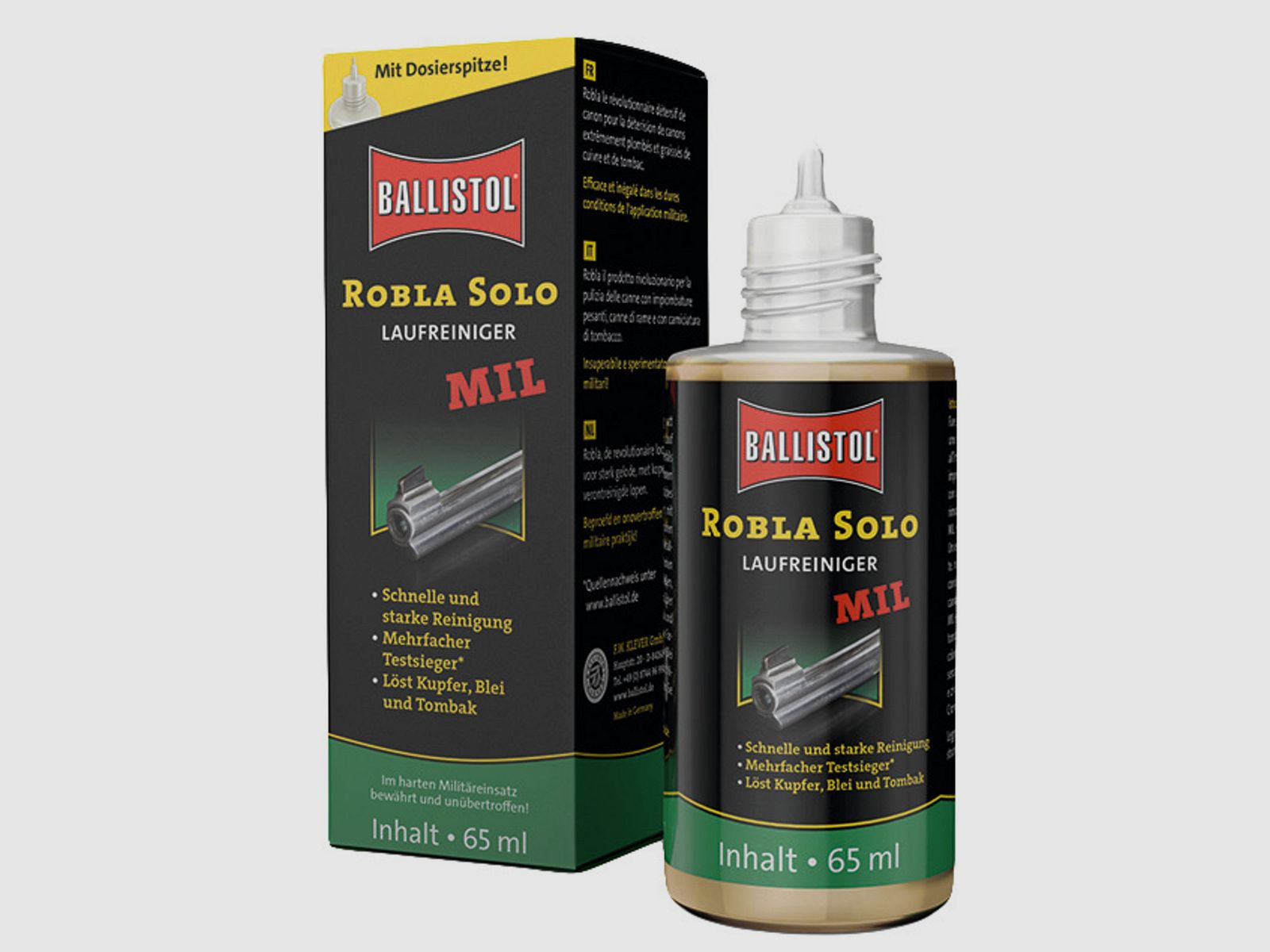 Ballistol Robla Solo Mil Pulitore per canne