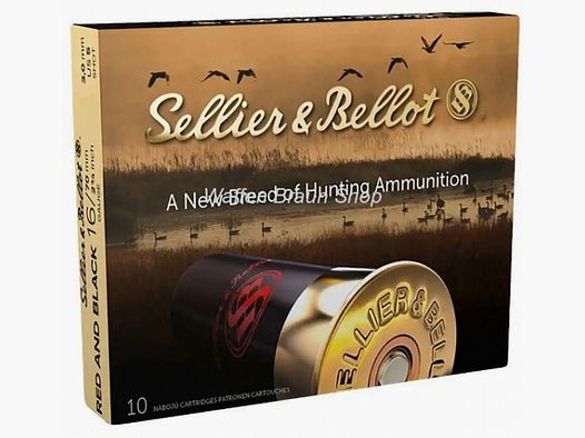 Sellier & Bellot, 16/70, Rot/Schwarz 16/70 3,00mm 10 Stück