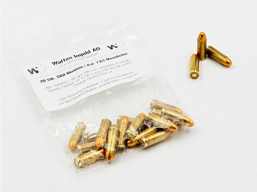 SKH, 7.63 Mannlicher, HS-RN, .309/86gr. 20 pcs.