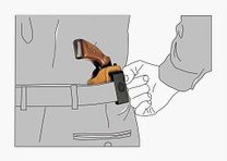 FONDINA INTERNA IN CORDURA PER BERETTA 92 98 VEGA HOLSTER I250