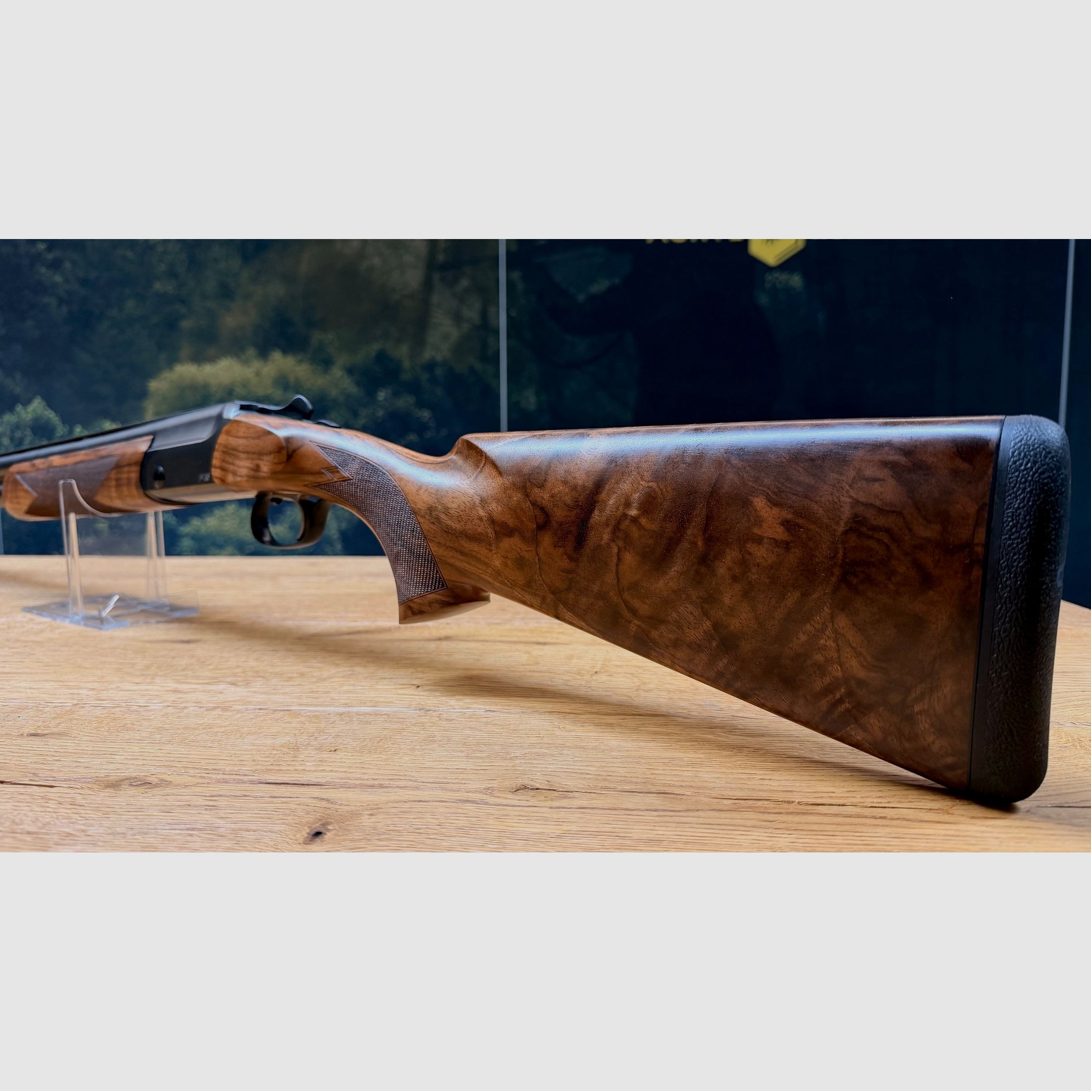 Blaser F16 Game 12/76 / HK 6 / Mattierter Schaft / 5 Briley Wechselchokes / Custom Leuchtkorn