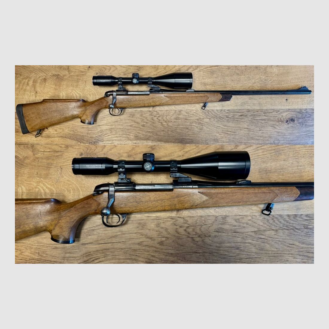 Rifle repetidor BSA con mira Kahles